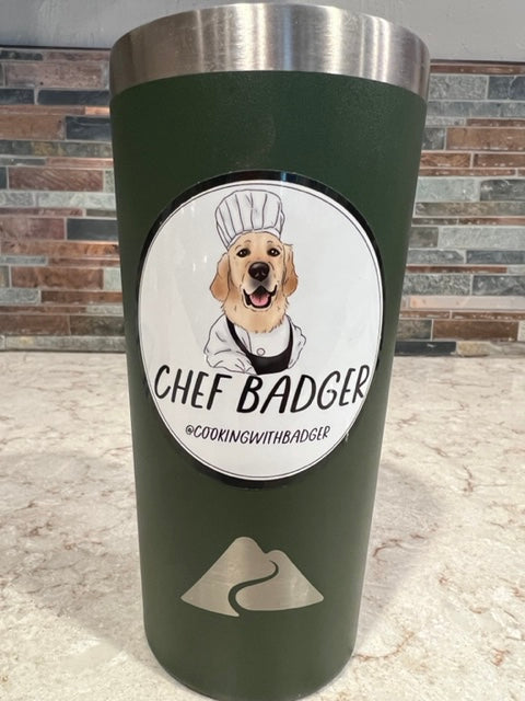 Chef Badger Stickers (5 Pack)